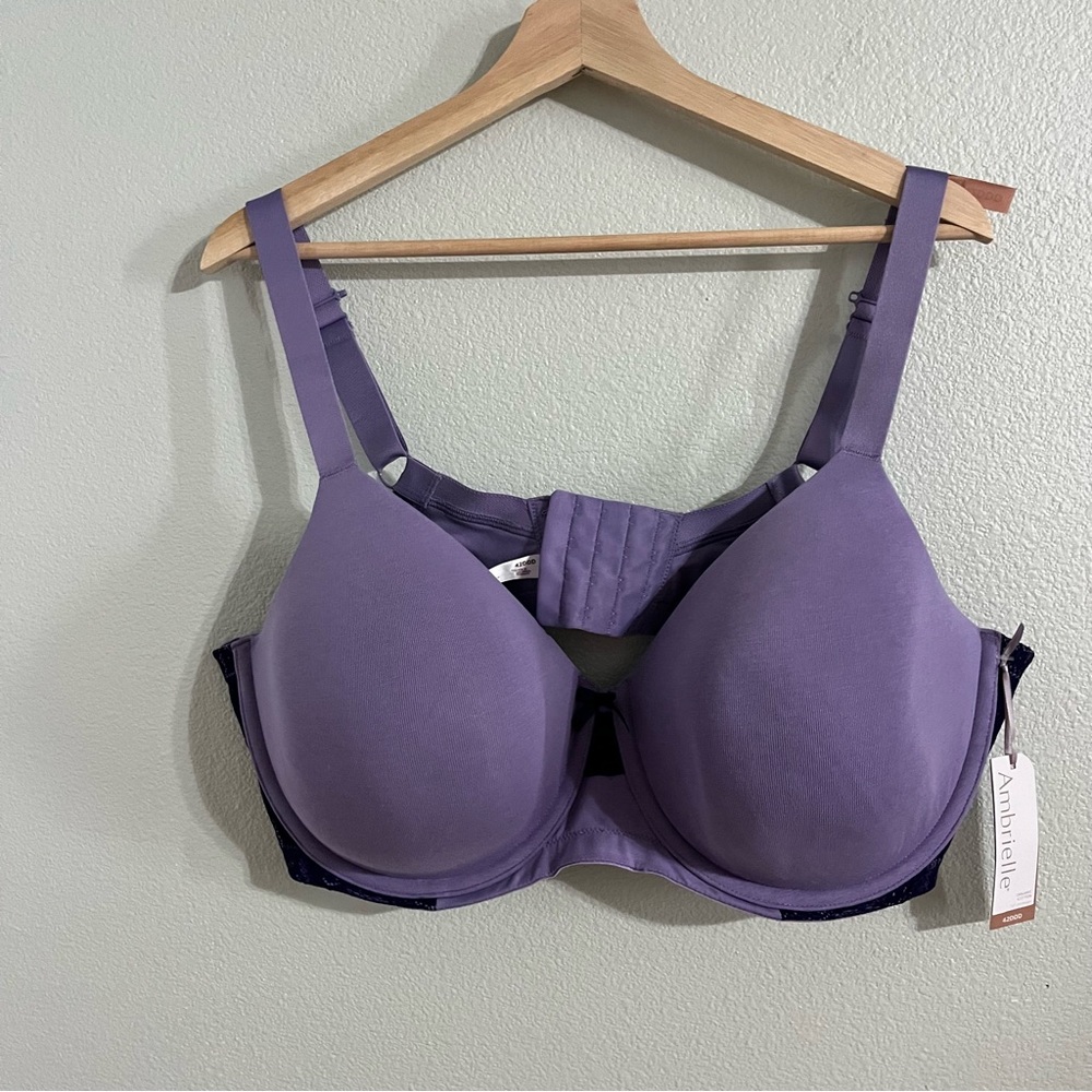 NWT Ambrielle Full Coverage Lavender Bra size 42DDD
